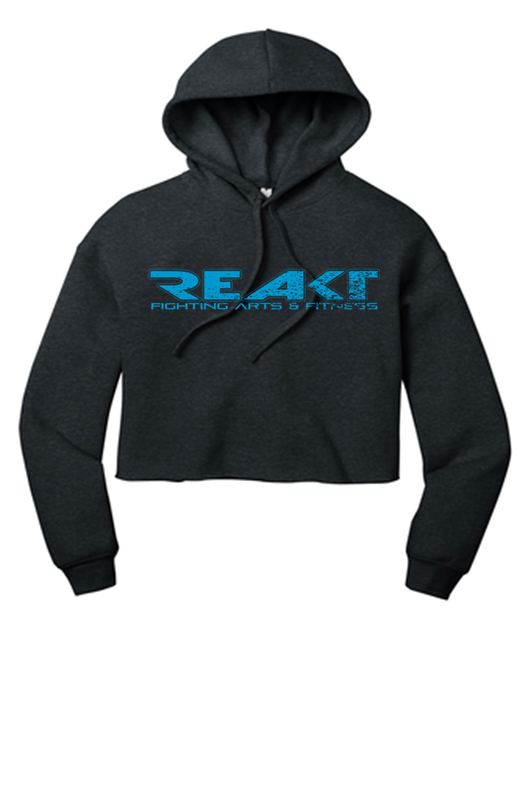 Reakt Women's CROPPED Hoodie (WILL HAVE SAVAGE AF PRINT ON BACK)  