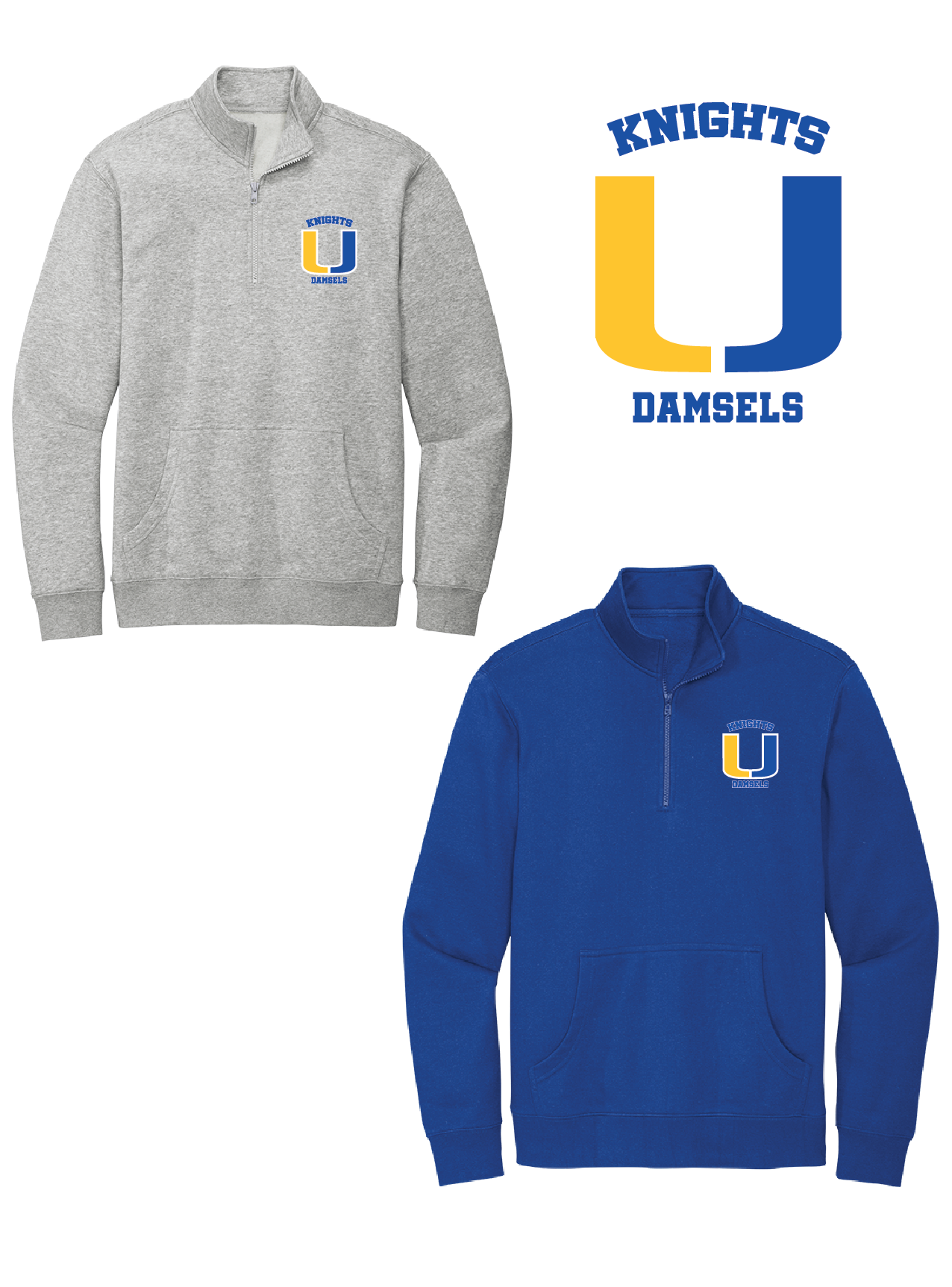 Union Embroidered District® V.I.T.™ Fleece 1/4-Zip