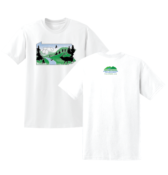 PA Great Outdoors White T Shirt 
