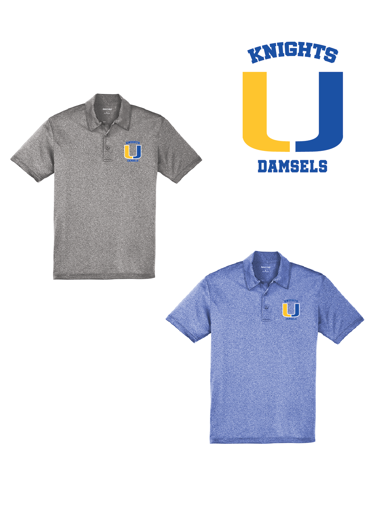 Union Embroidered  Sport-Tek® Heather Contender™ Polo