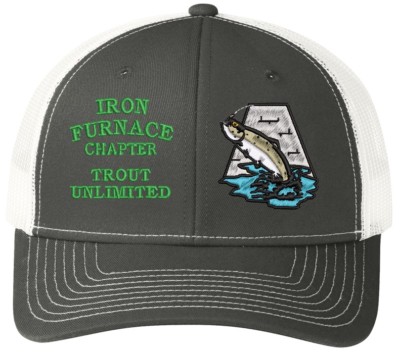 TROUT UNLIMITED EMBROIDERED TRUCKER CAP